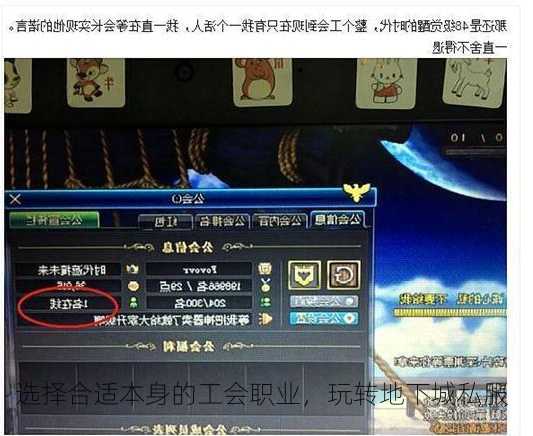 选择合适本身的工会职业，玩转地下城私服  第3张