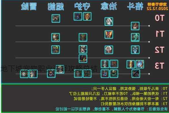 地下城宠物职业选择攻略总结