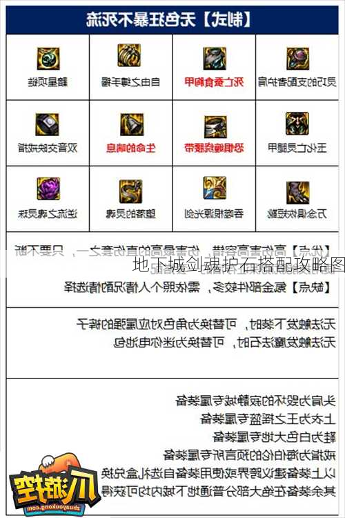 地下城剑魂护石搭配攻略图