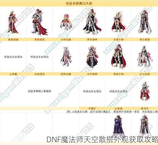 DNF魔法师天空散搭外观获取攻略