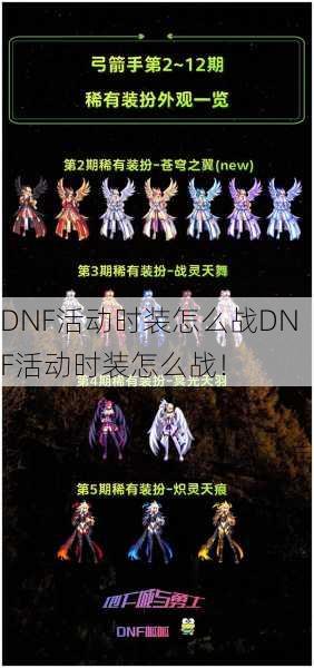 DNF活动时装怎么战DNF活动时装怎么战！