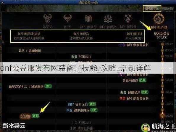 dnf公益服发布网装备: _技能_攻略_活动详解
